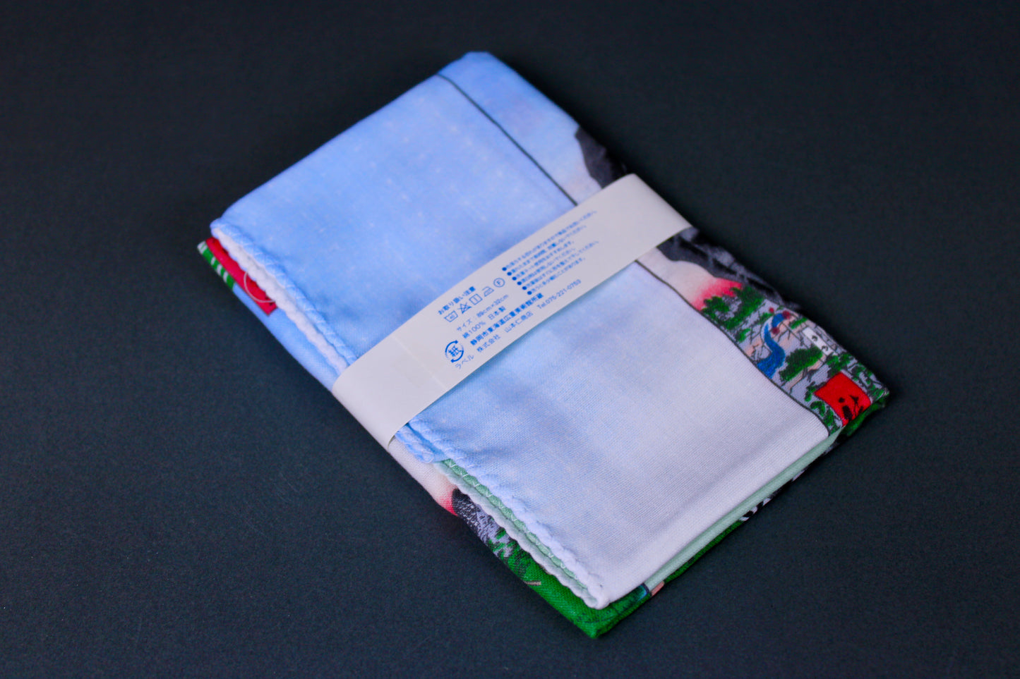Tenugui Towel Edo Carp and Iris