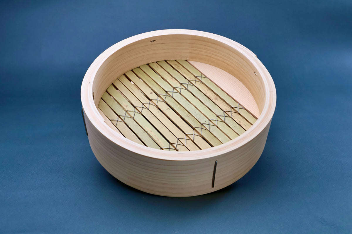 Bamboo Steamer Set 21cm Kiso Hinoki