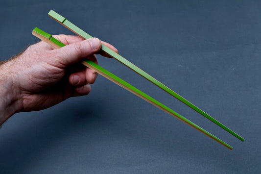 Tenbushi Bamboo Chopsticks Light Green 30cm