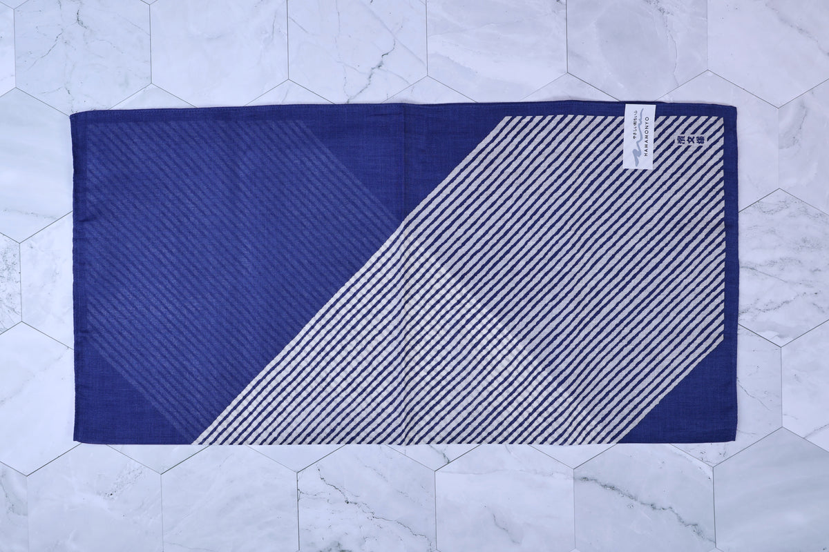 Tenugui Towel Classified Stripes Blue