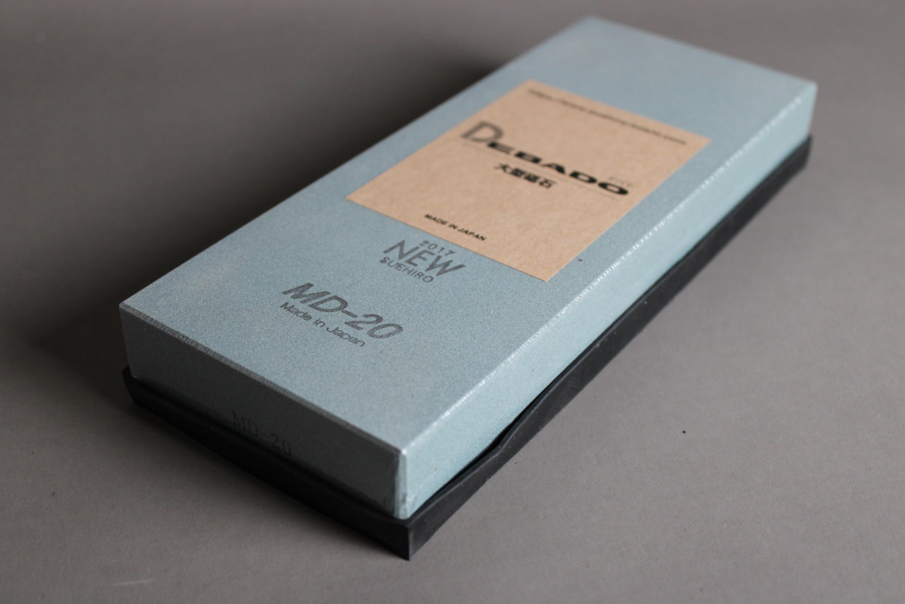 closeup of whetstone by debado 200 grit by suehiro