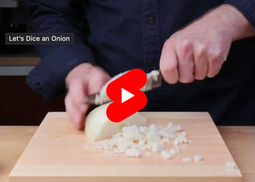 Let's Dice an Onion