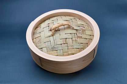 Bamboo Steamer Set 21cm Kiso Hinoki