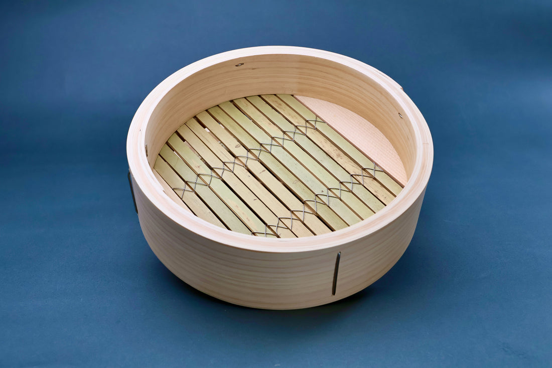 Bamboo Steamer 21cm Kiso Hinoki (Base)