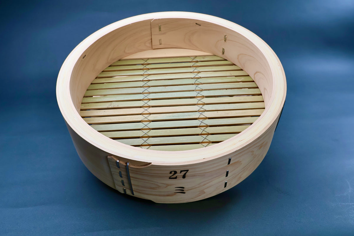 Bamboo Steamer Set 27cm Kiso Hinoki