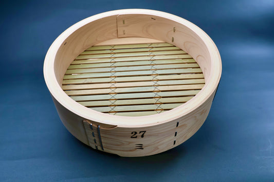 Bamboo Steamer 27cm Kiso Hinoki (Base)