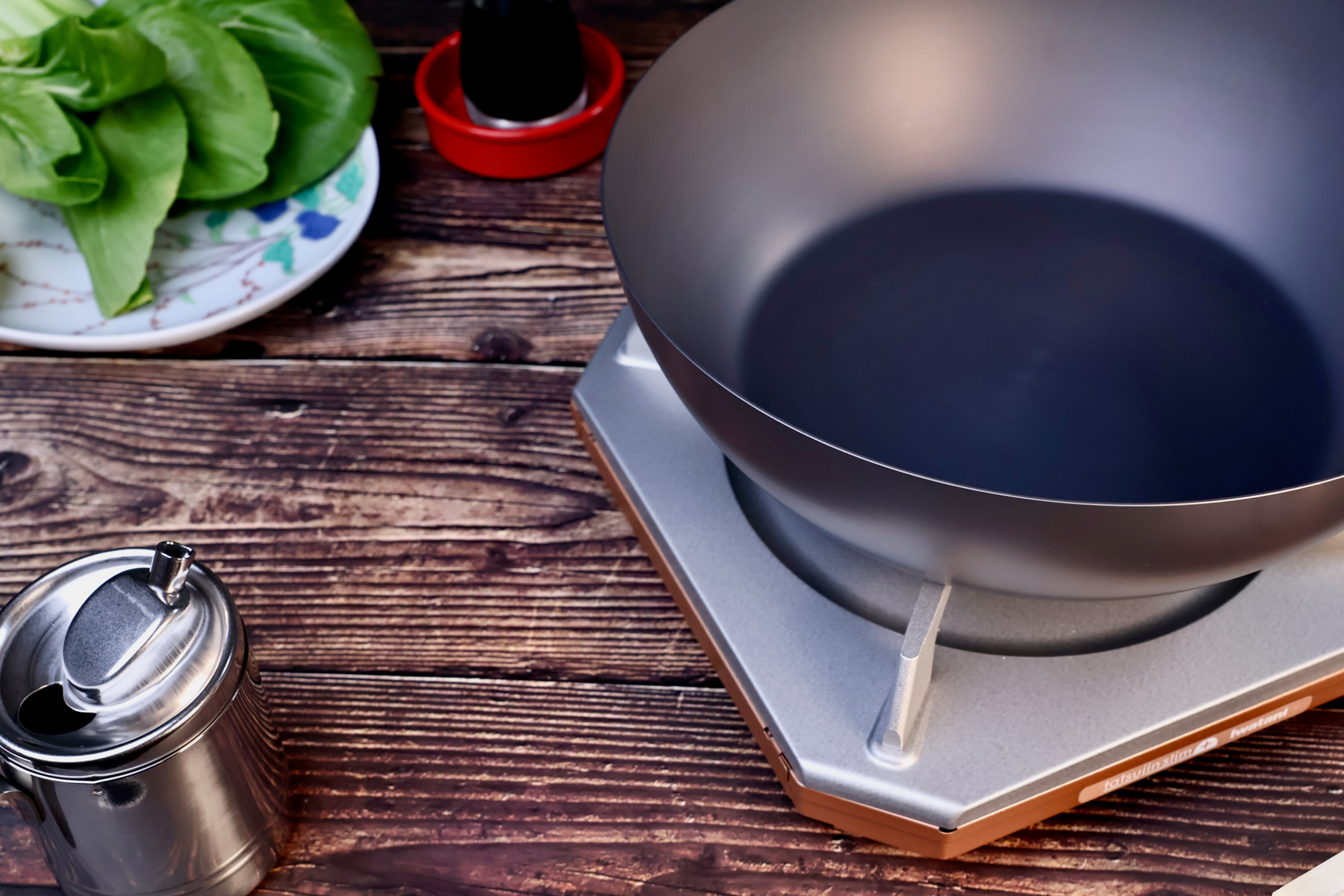 Tanabe Carbon Steel Nitrided Deep Fry Pan 24cm — Made in Japan