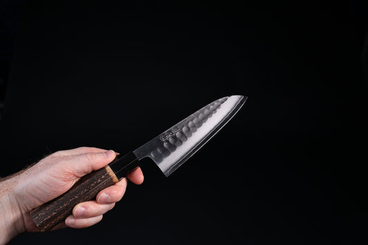 Yoshikane SKD Tsuchime Santoku 165mm
