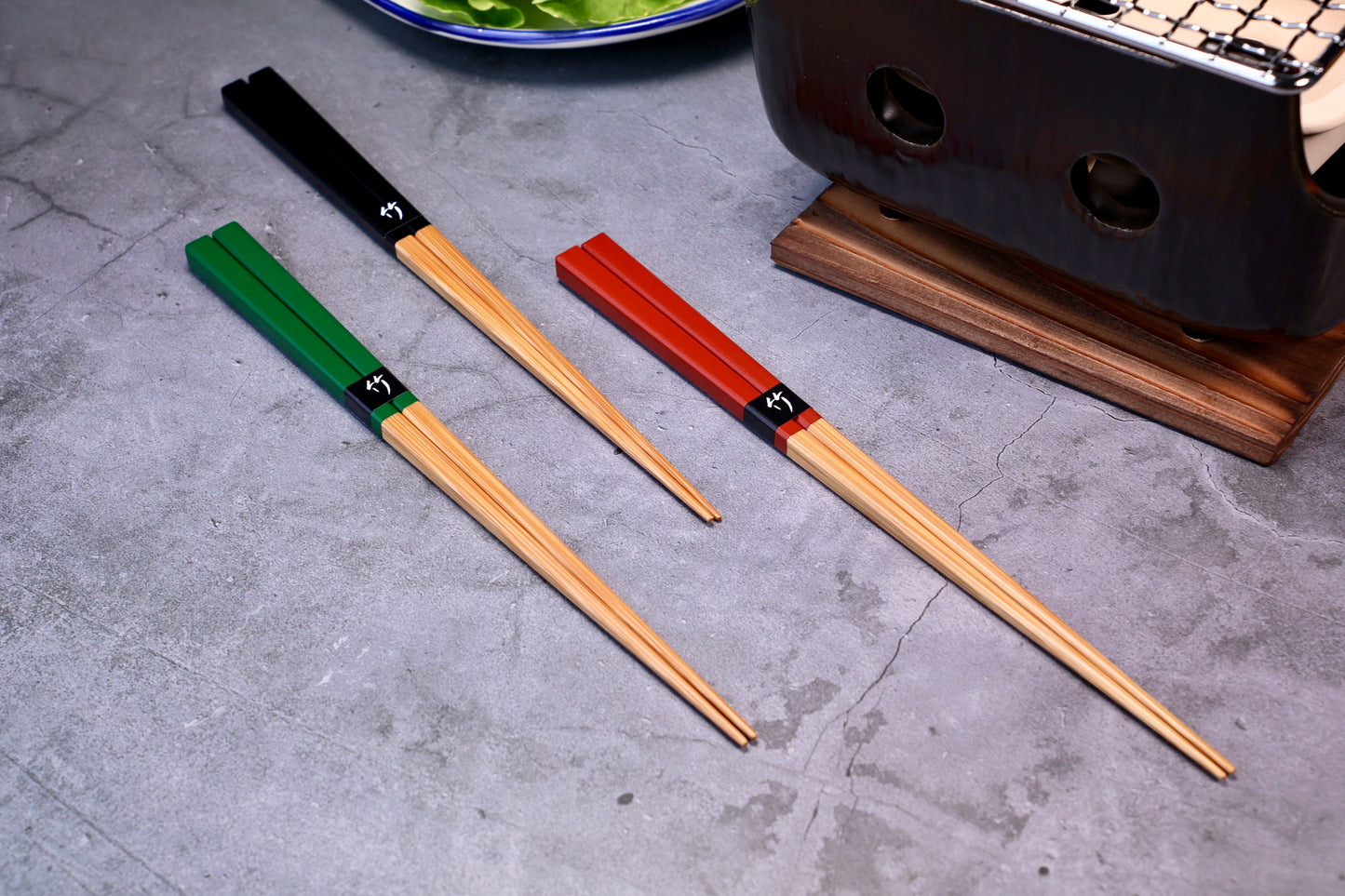 Diamond Cut Saibashi Chopsticks 24cm