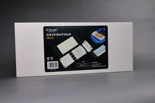 Suehiro multi sliding rack stone bridge kit white rectangular bridge grey background