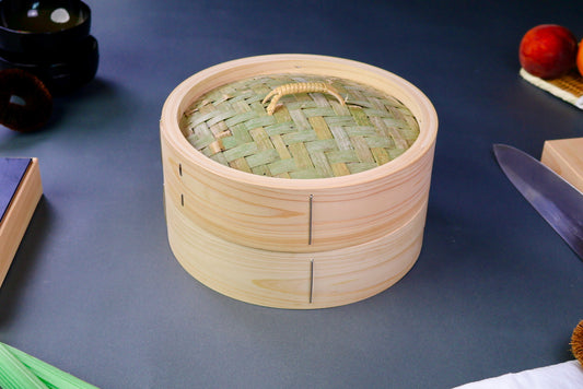 Bamboo Steamer Set 24cm Kiso Hinoki