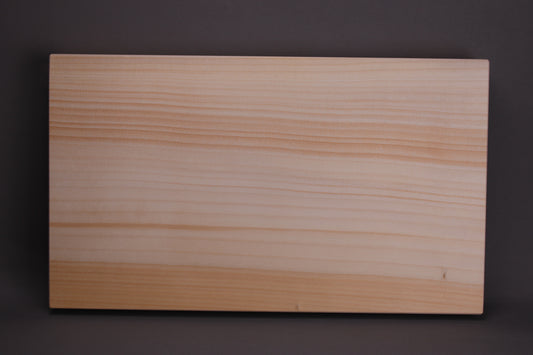 gingko wood cutting board with with dense tree lines by yamacoh 