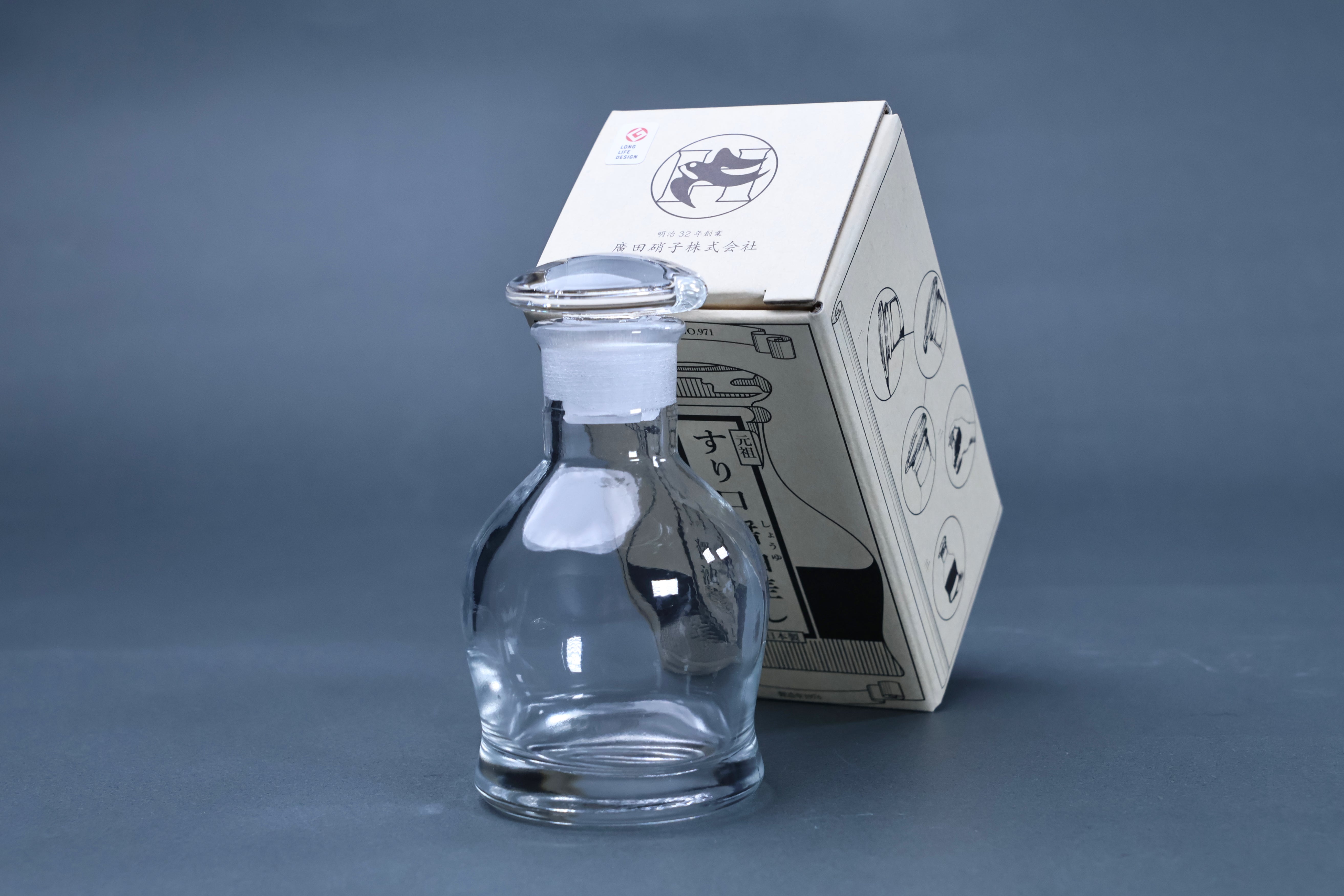 THE Soy Sauce Cruet — Japanese Crystal Glass Tsugaru Vidro