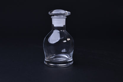 Hirota Glass Original Soy Sauce Cruet — full bottle upright showing form and ground glass stopper