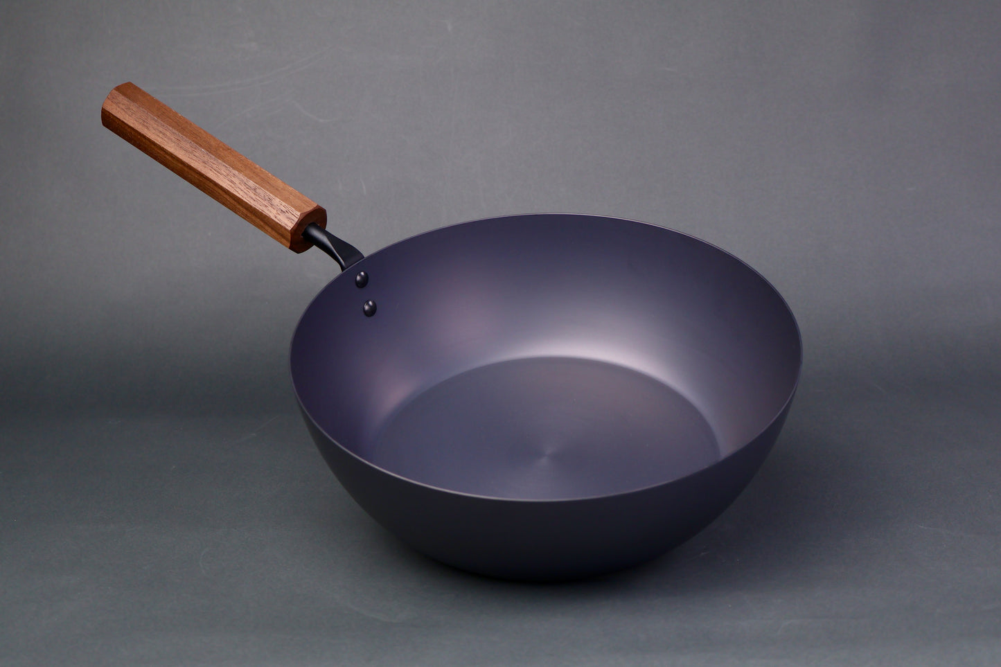 Carbon Steel Nitride Deep Fry Pan 24cm