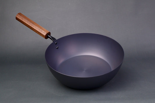 Carbon Steel Nitride Deep Fry Pan 24cm