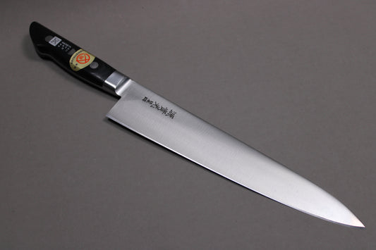 profile shot of jikko gyuto 240mm