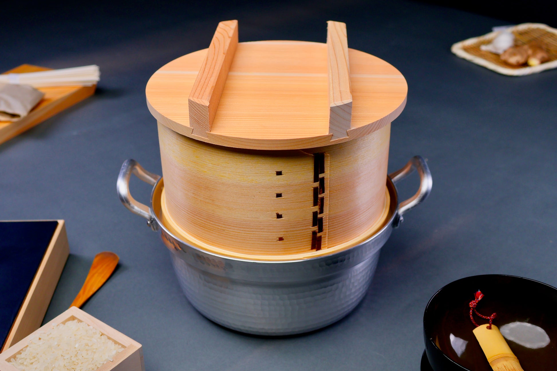 Mushimono Steamer Kit 21cm – Hinoki Kitchen Craft