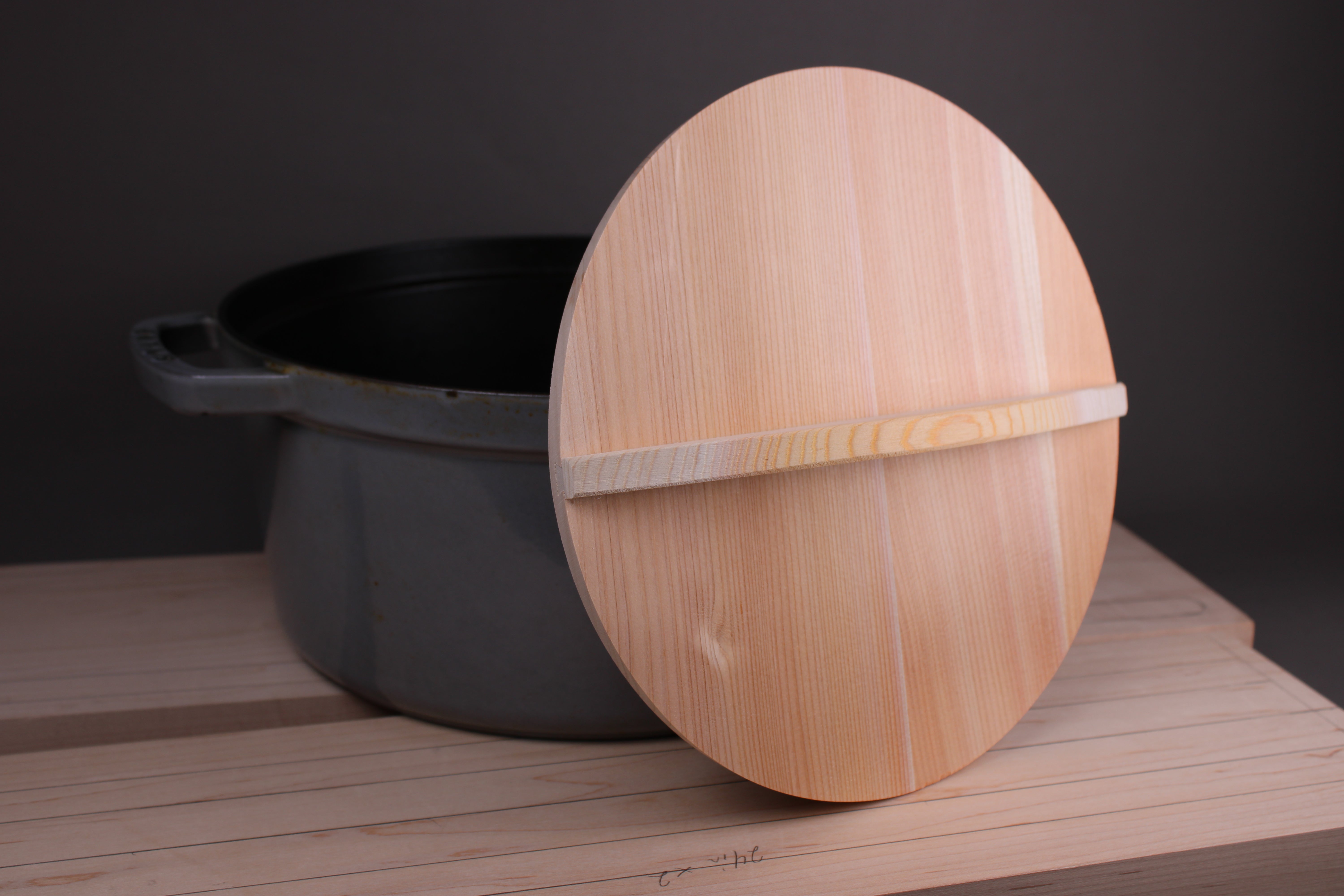 Wooden Drop Lid Otoshibuta 24cm – Hinoki Kitchen Craft