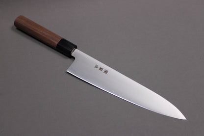 sakai kikumori wasiki stainless gyuto 210mm yoshikazu tanaka kanji blacksmith