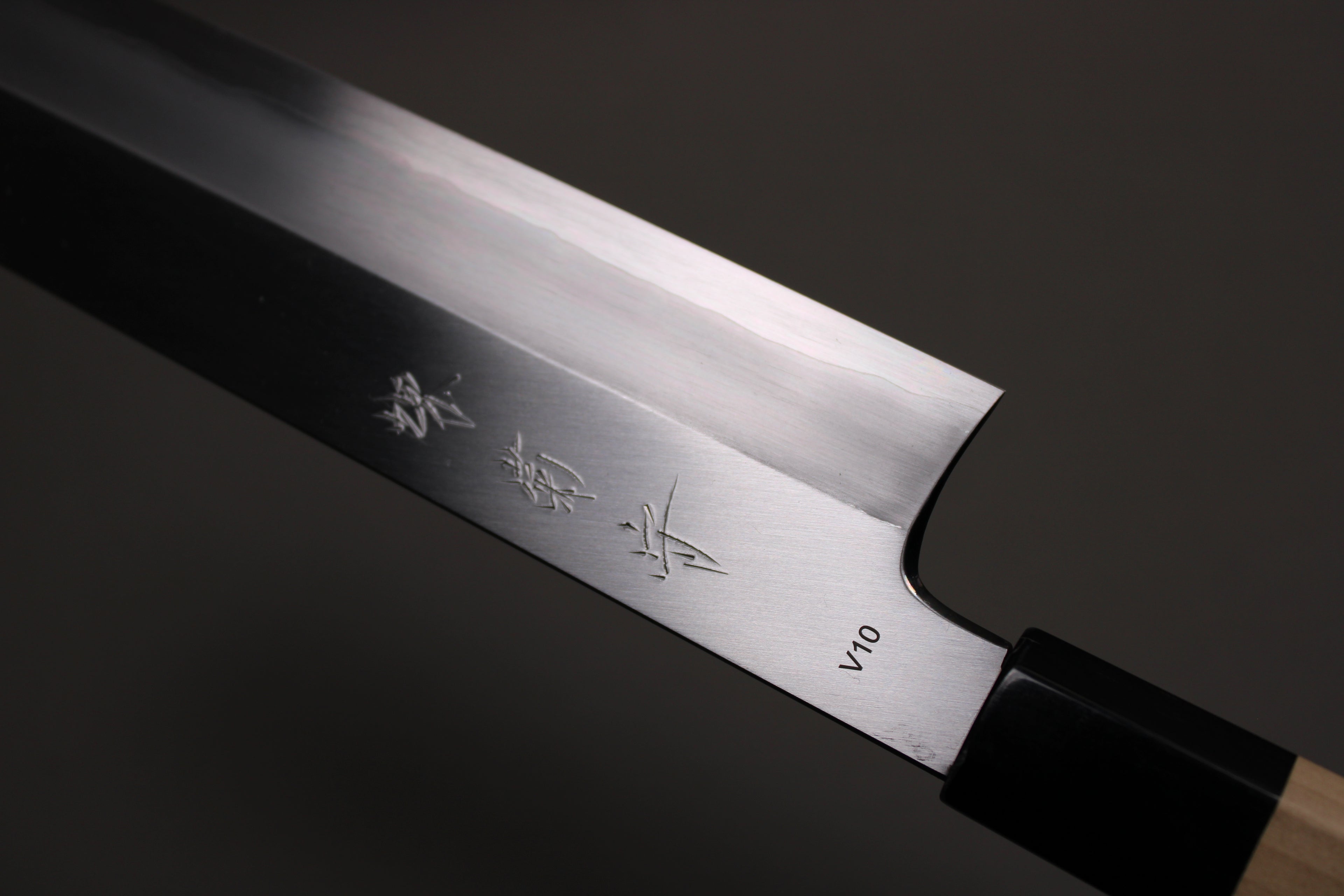 shinogi line shot of usuba knife 