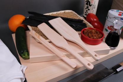 Hinoki Wood Spatula Large