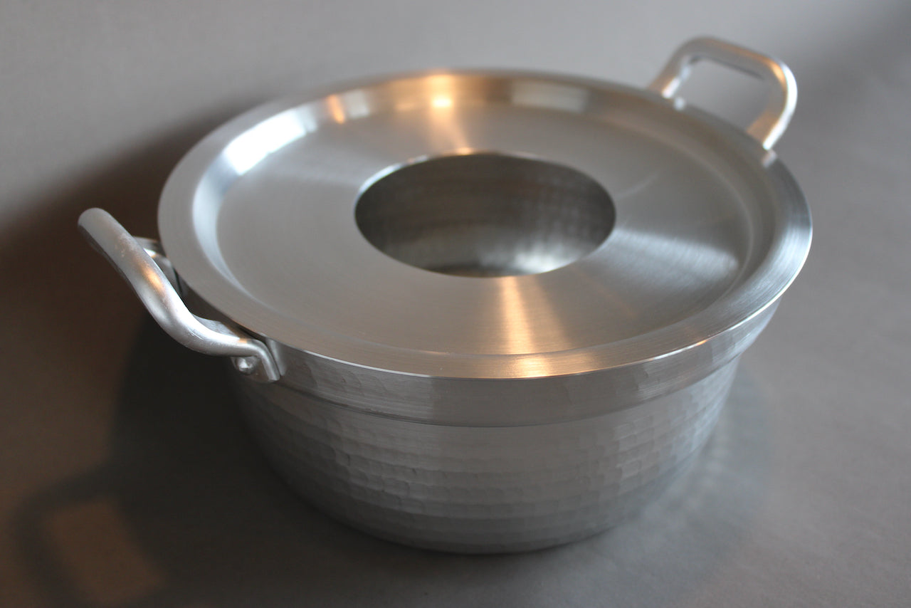 nakamura douki steam ring atop 2 handed dantsuki seiro pot 21cm