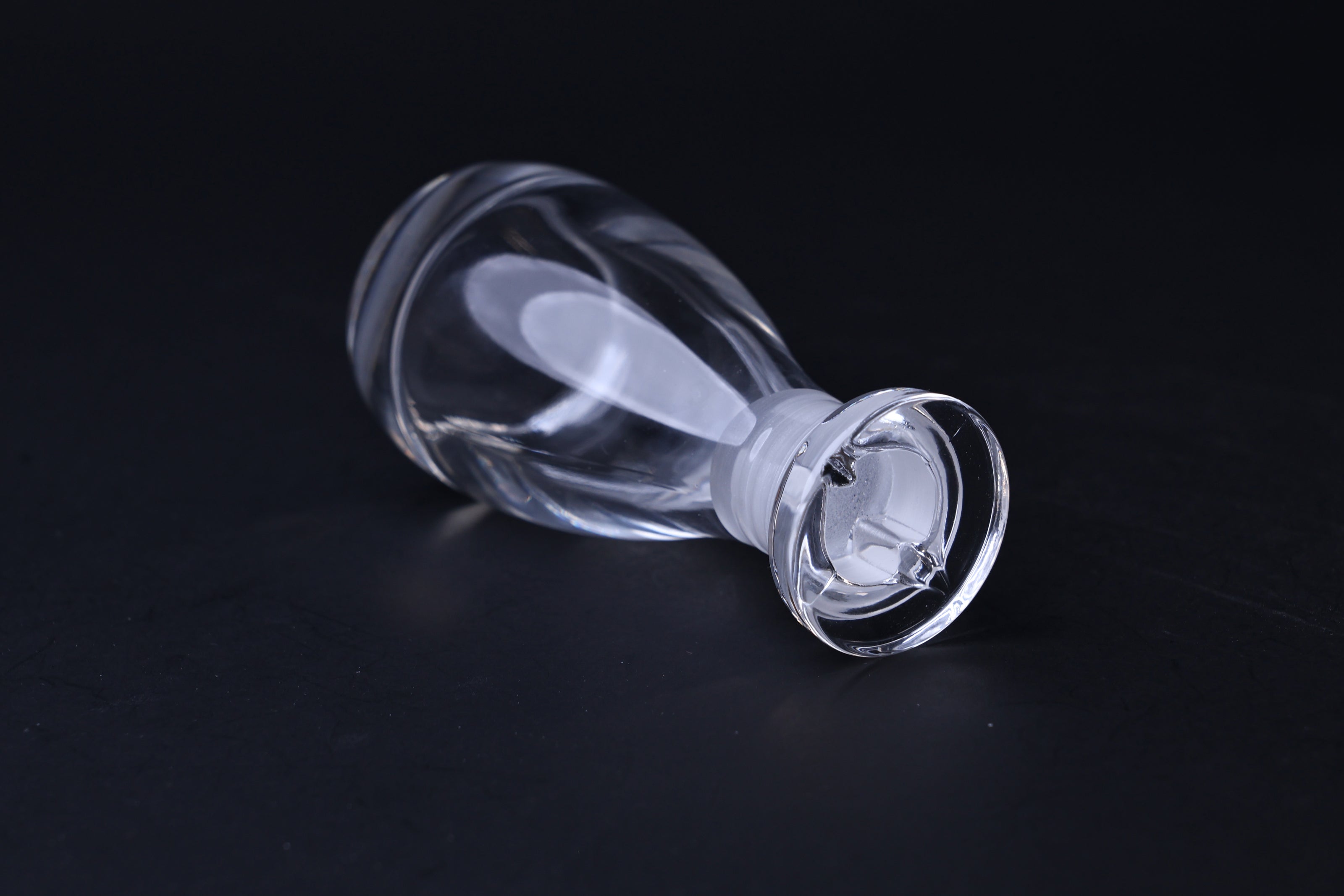 THE Soy Sauce Cruet — close-up of glass spout pour channel and rim detail